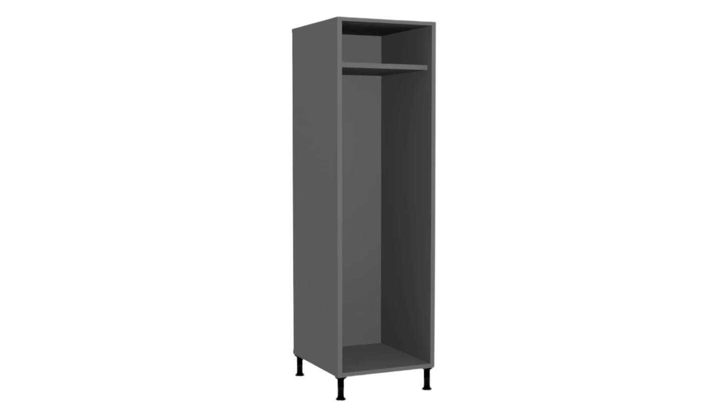Navy Blue Shaker-Style Fridge Cabinet
