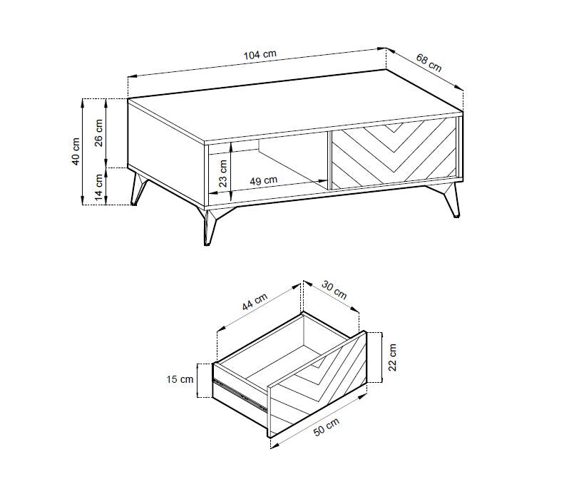 Diamond L104 Coffee Table