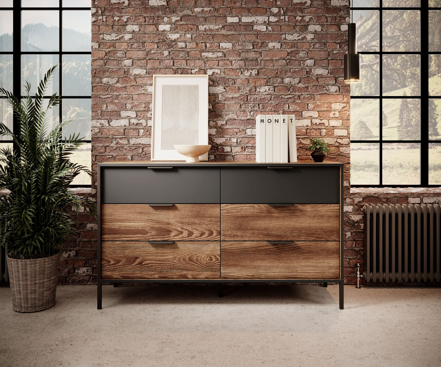 Milton 6 Drawer Dresser