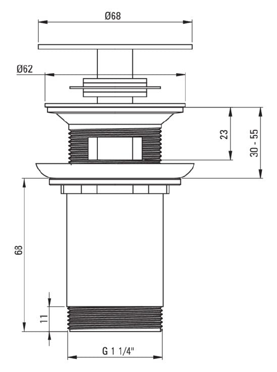 Plug for Sink and Bidet