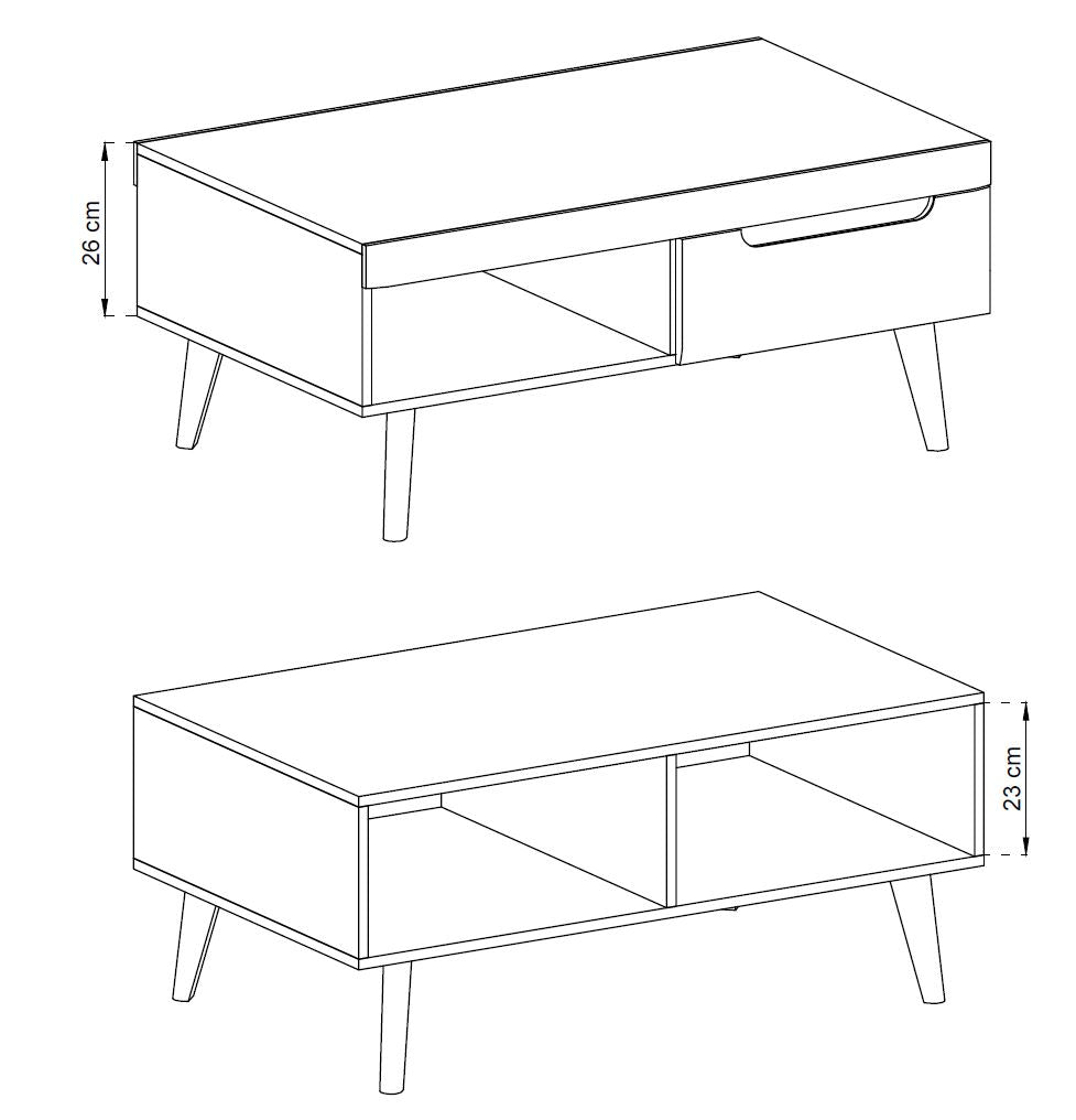 Nordi Artisan NL-107 Coffee Table