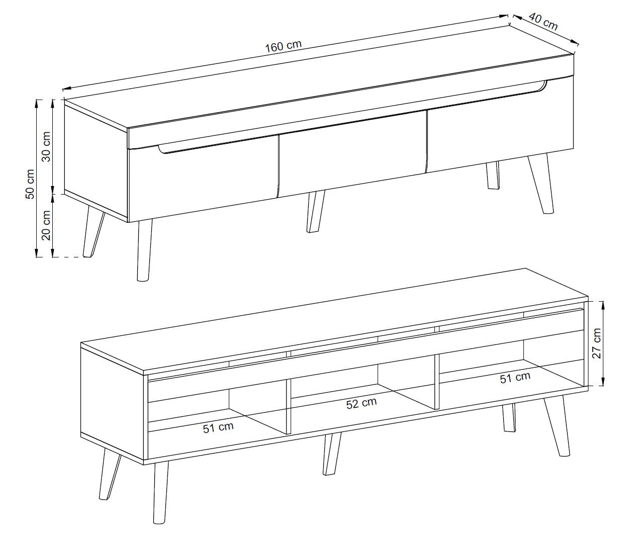Nordi Artisan NRTV-160 TV Stand