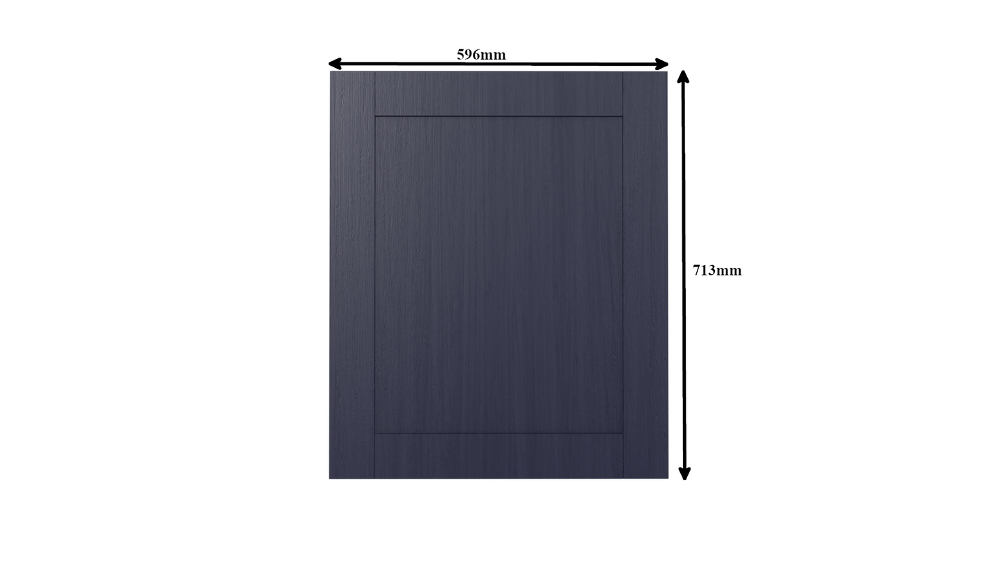 Appliance Panel Shaker Style 596mm x 713mm