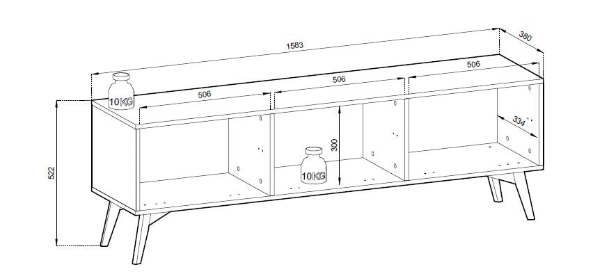 Forest RTV-158 TV Stand