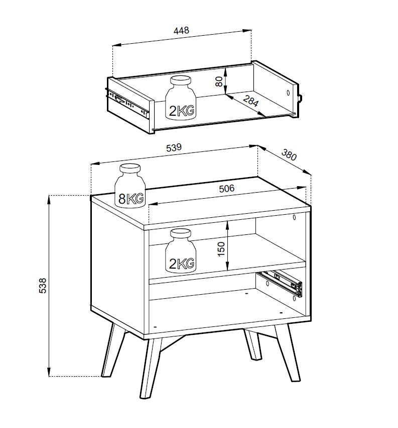 Forest S-54 Nightstand