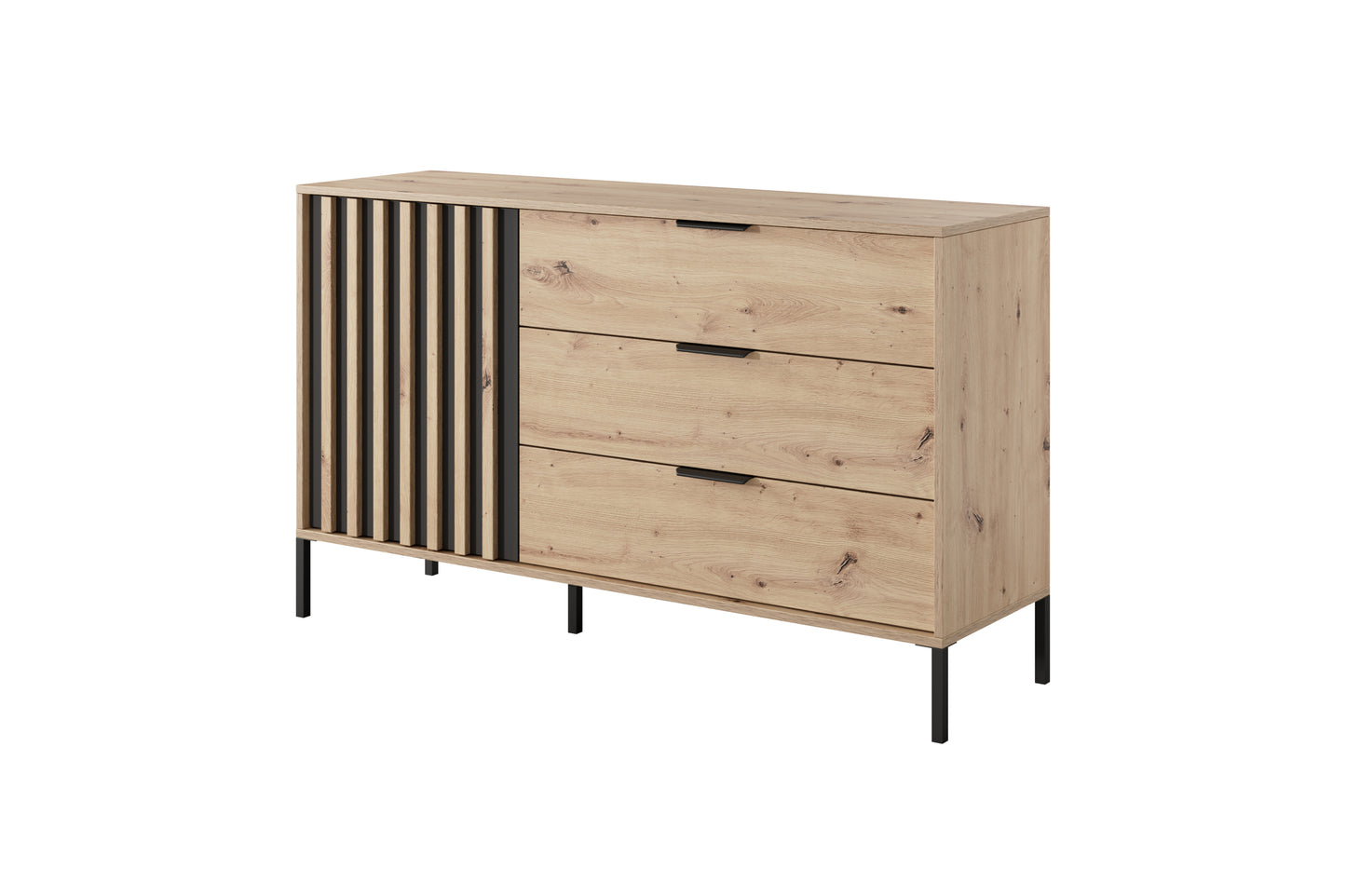 Tally 3 Drawer 1 Door Dresser