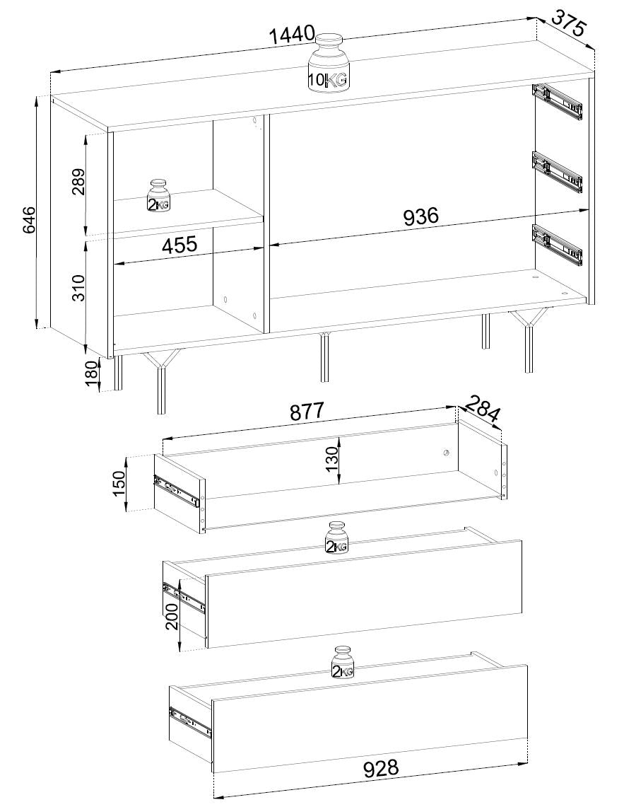 Raven KSZ-144 Dresser