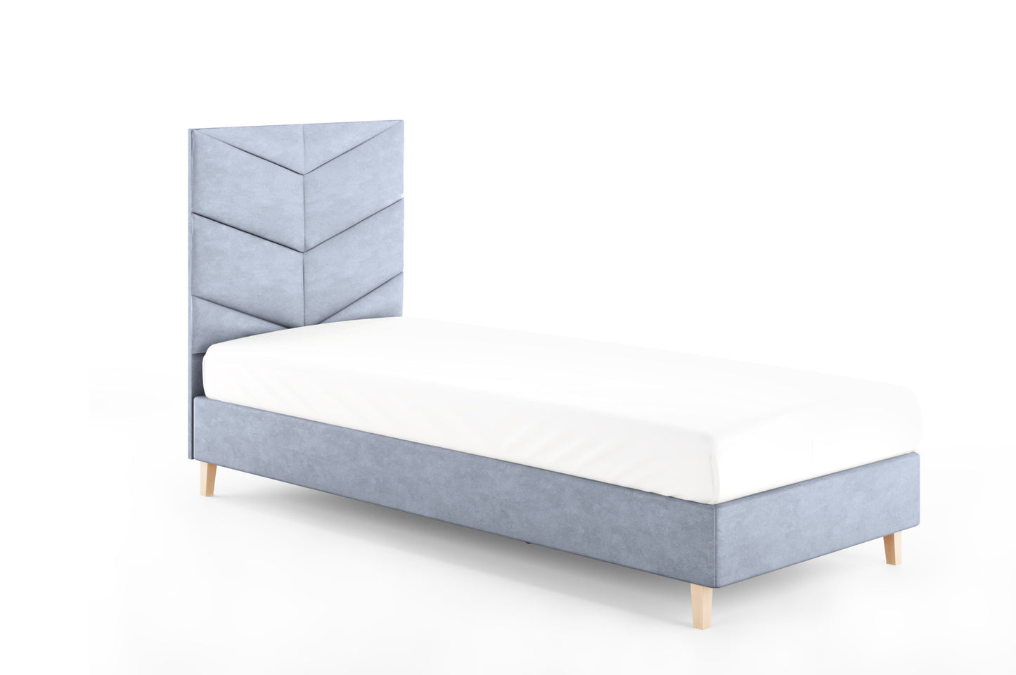 Likma Single Hotel Bed with Headboard