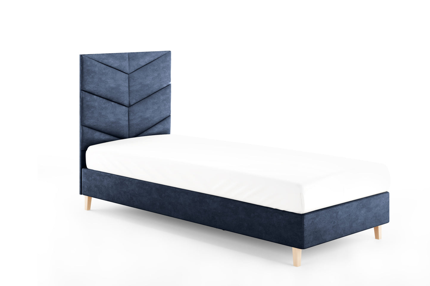 Likma Single Hotel Bed with Headboard