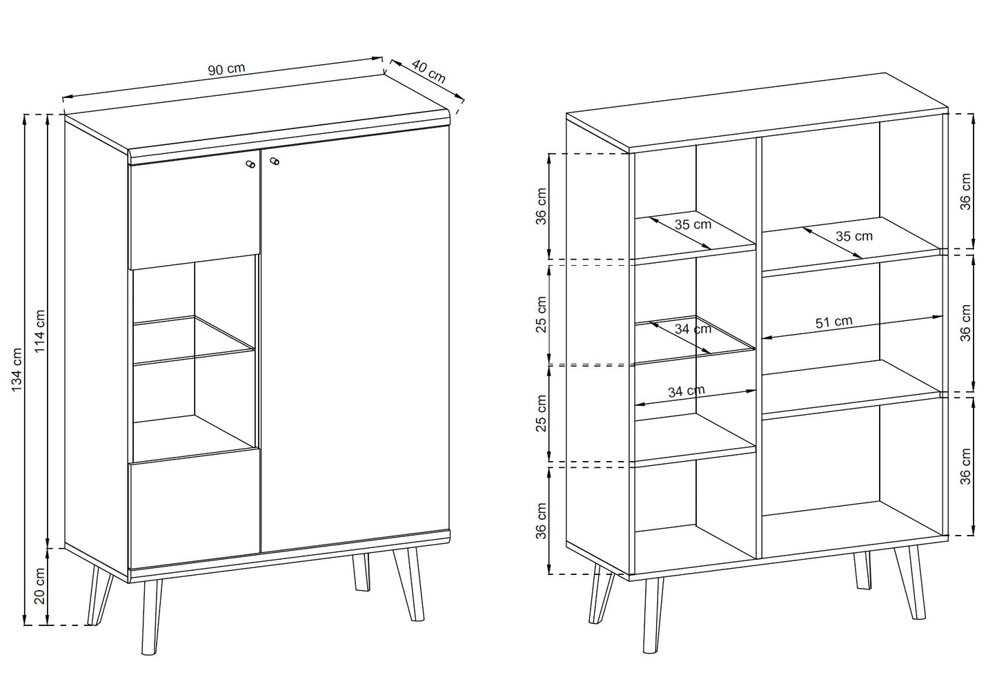 Primo Display Cabinet PWT-90