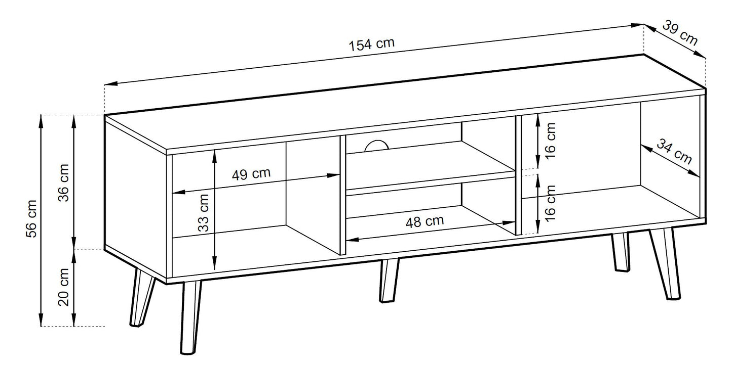 Willow RTV-154 TV Stand