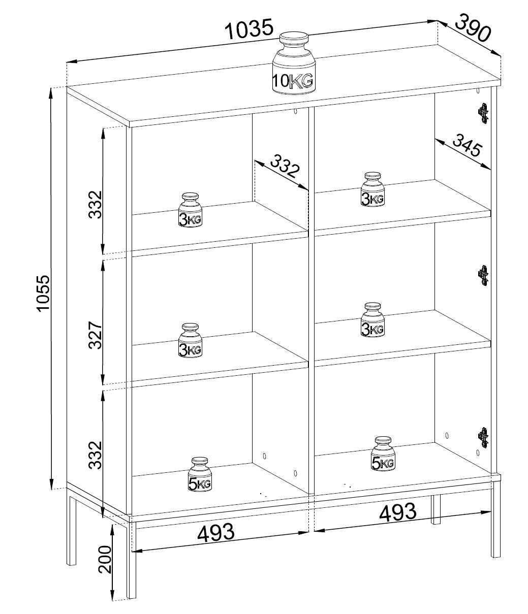 Sento WT-104 Display Cabinet