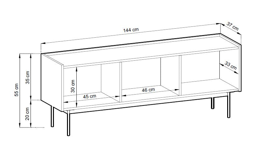 Color RTV144 TV Stand