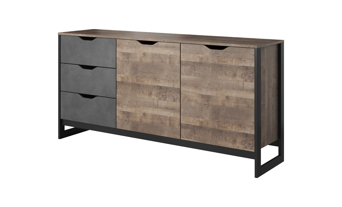 Arden Dresser 3 Drawers 2 Door