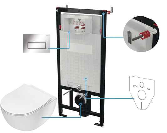 Concealed Toilet Set