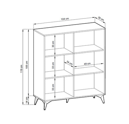 Diamond KD-104 Tall Dresser