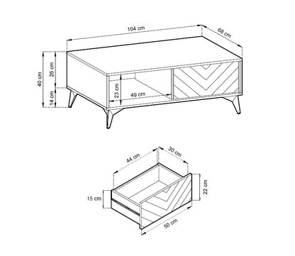 Diamond L104 Coffee Table