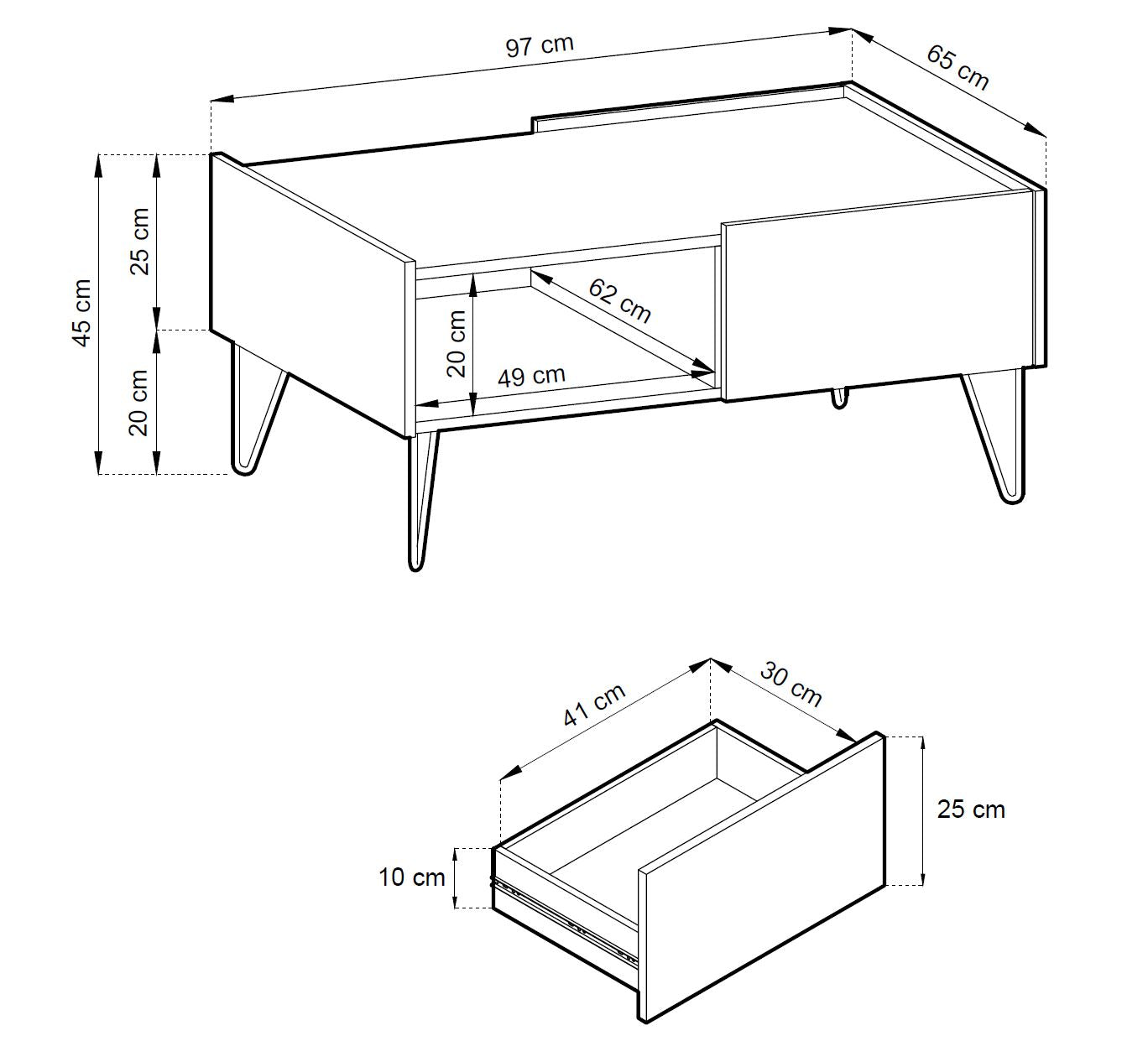 Harmony L-97 Coffee Table