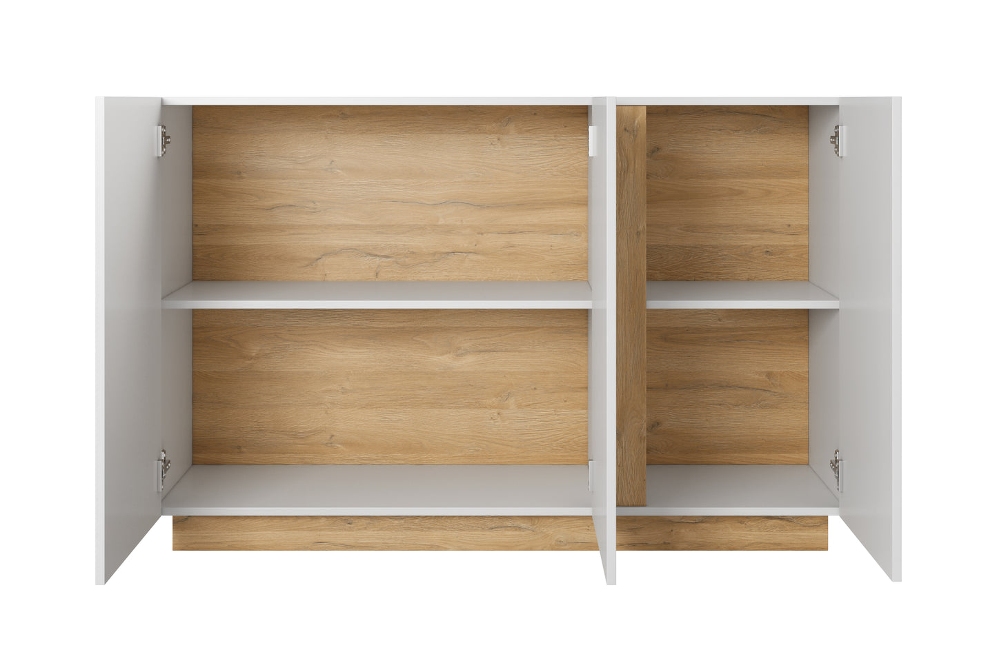 Arco 3 Door White Gloss Dresser