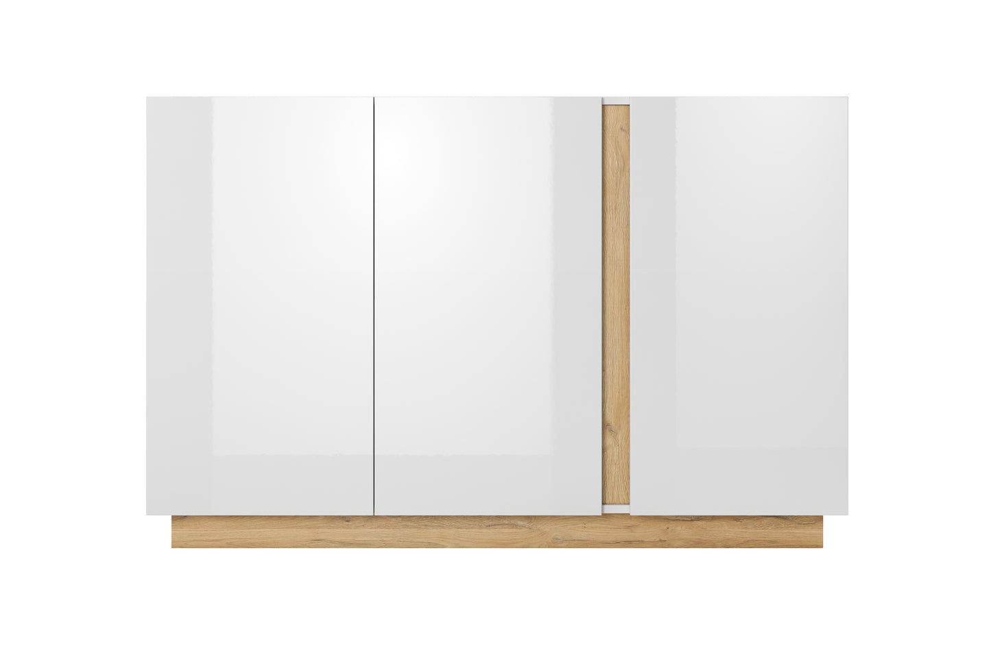 Arco 3 Door White Gloss Dresser