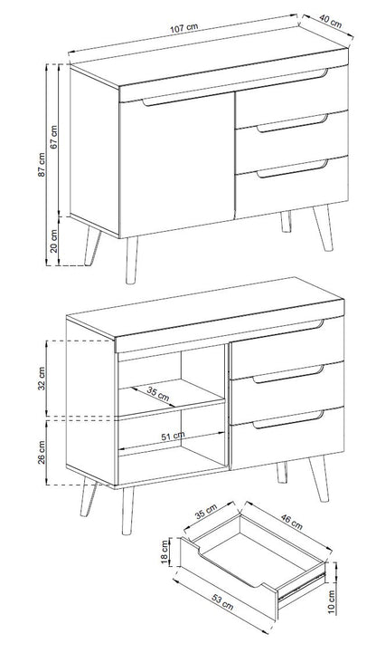 Nordi Artisan NKSZ-107 Dresser