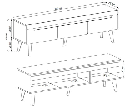 Nordi TV Stand NRTV-160