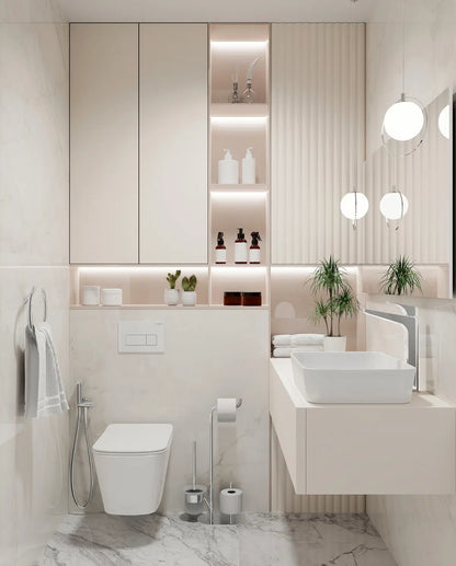 Bidet Set with Fixed Bracket & Angular Connector - Hand Shower Holder - Chrome ANW_051B