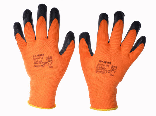 Work Gloves Orange/Black PPW-100
