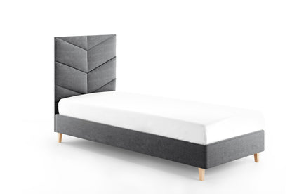 Likma Single Hotel Bed with Headboard