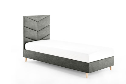 Likma Single Hotel Bed with Headboard