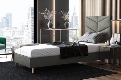 Likma Single Hotel Bed with Headboard
